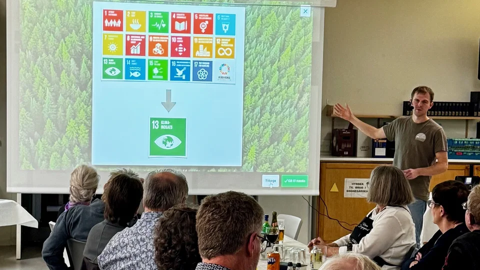Klimakoordinator Lasse Kobborg Larsen giver gode råd til klimavenlige vaner